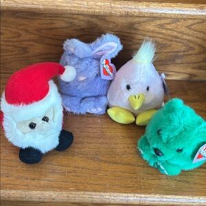 Vintage Puffkins Adorable Plush Toy Set -